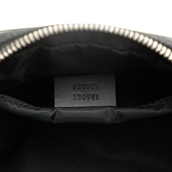 Pre-owned Gucci Canvas Techno Web Belt Bag Black