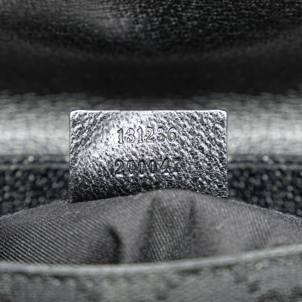 Pre-owned Gucci GG Canvas Belt Bag Black
