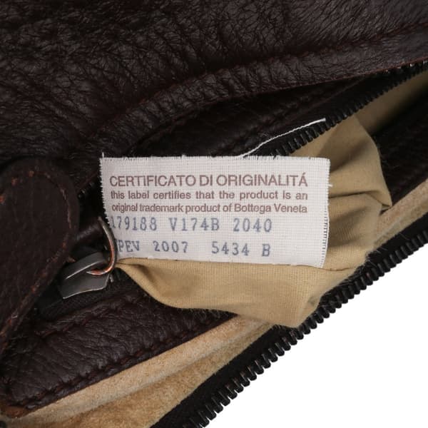 Pre-owned Bottega Veneta Cervo Hobo Bag Brown