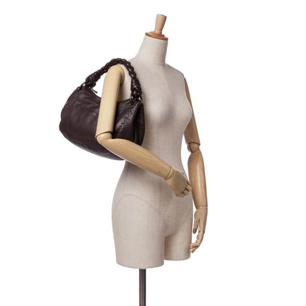Pre-owned Bottega Veneta Cervo Hobo Bag Brown