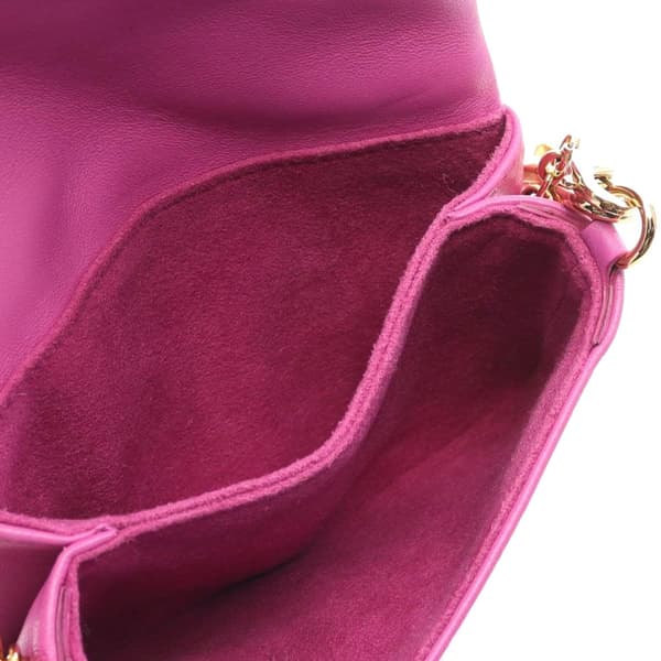 Pre-owned Louis Vuitton Monogram Embossed Coussin Belt Bag Purple