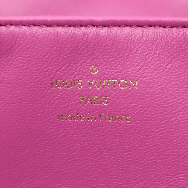 Pre-owned Louis Vuitton Monogram Embossed Coussin Belt Bag Purple