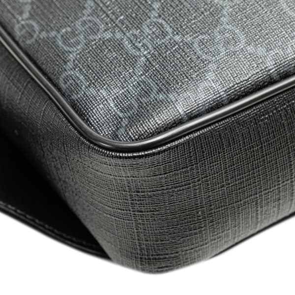 Pre-owned Gucci GG Supreme Web Belt Bag Black