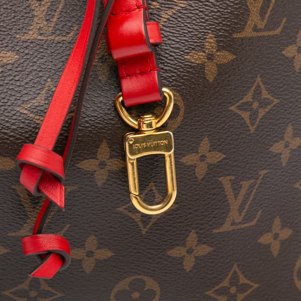 Pre-owned Louis Vuitton Monogram Braided Neonoe MM Brown