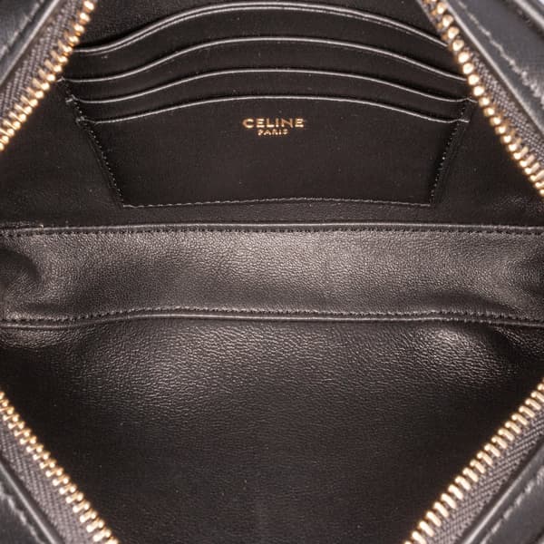 Pre-owned Celine Leather Crecy Belt Bag Black