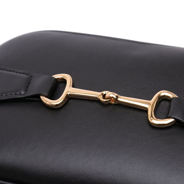 Pre-owned Celine Leather Crecy Belt Bag Black