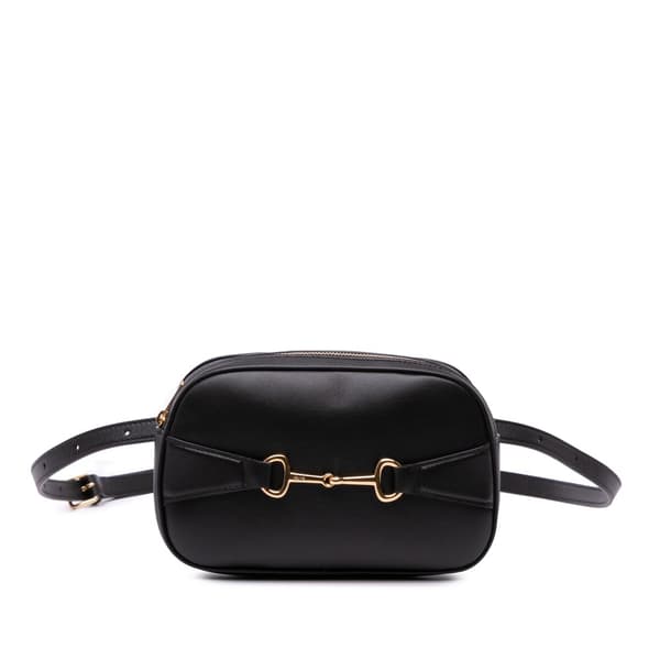Pre-owned Celine Leather Crecy Belt Bag Black