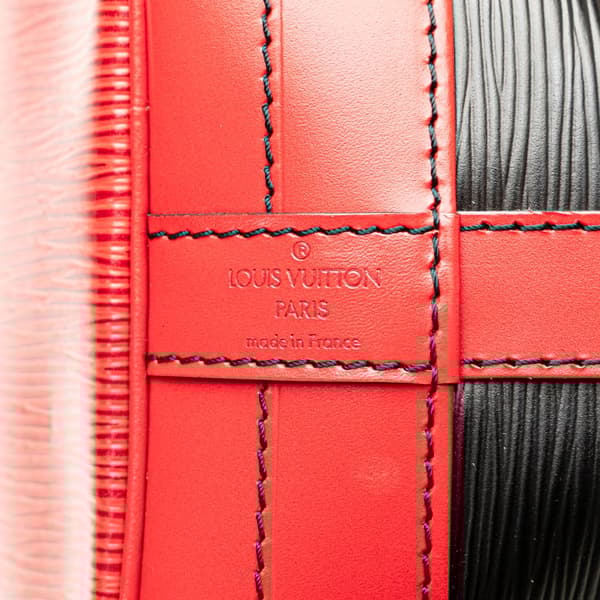 Pre-owned Louis Vuitton Epi Bicolor Noe GM Black
