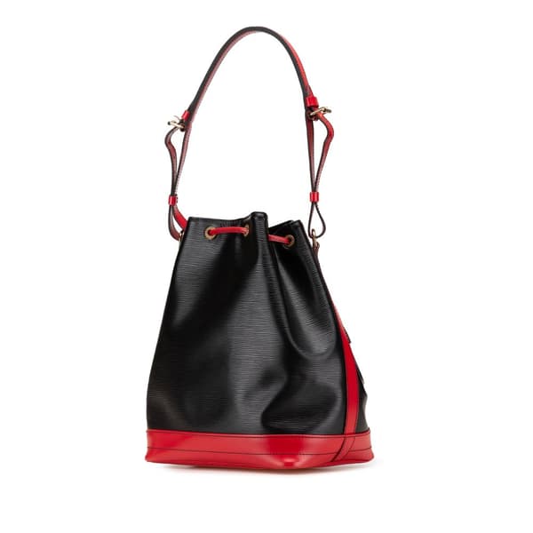 Pre-owned Louis Vuitton Epi Bicolor Noe GM Black