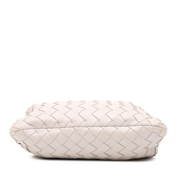 Pre-owned Bottega Veneta Mini Nappa Intrecciato Jodie White