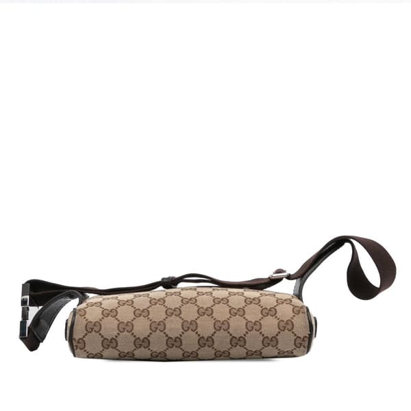 Pre-owned Gucci GG Canvas Belt Bag Brown