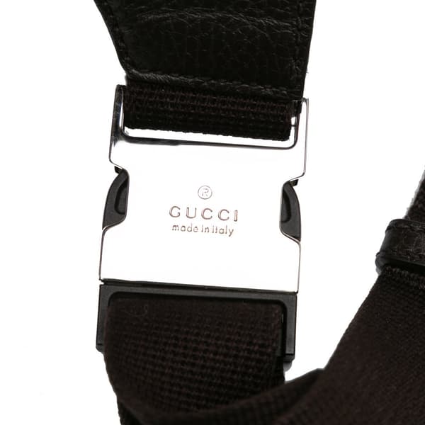 Pre-owned Gucci GG Canvas Belt Bag Brown