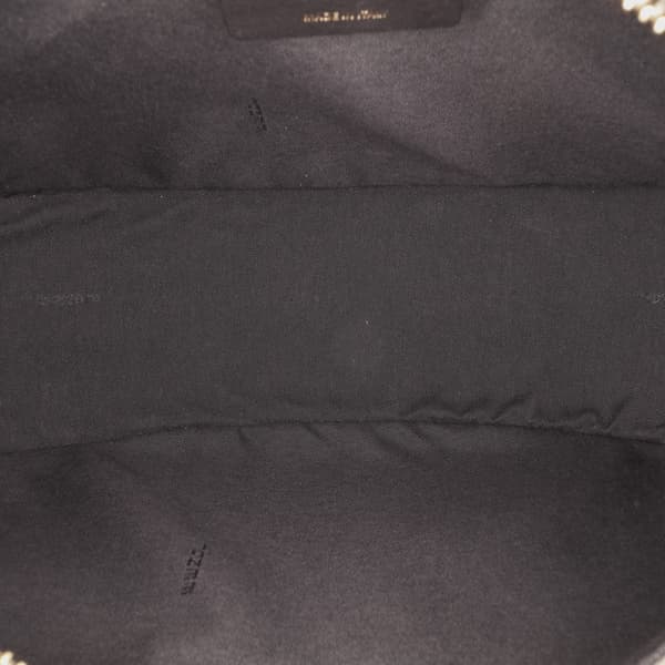 Pre-owned Fendi Small Canvas Fendigraphy Hobo Brown