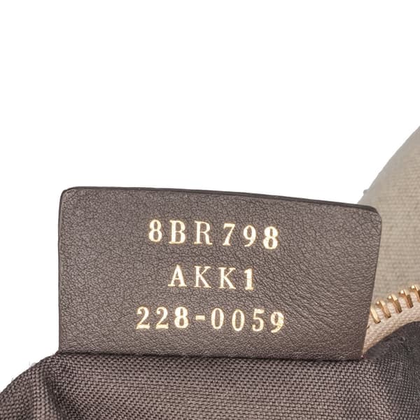 Pre-owned Fendi Small Canvas Fendigraphy Hobo Brown