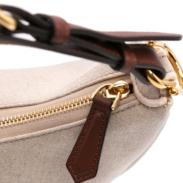 Pre-owned Fendi Small Canvas Fendigraphy Hobo Brown
