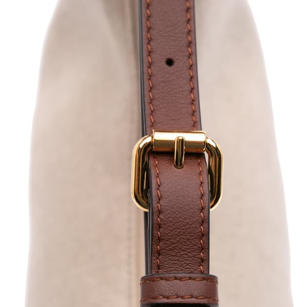 Pre-owned Fendi Small Canvas Fendigraphy Hobo Brown