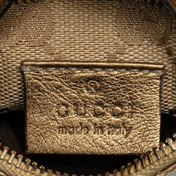Pre-owned Gucci GG Canvas Web Double Pocket Belt Bag Brown