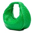 Miniatyrbild 2 av 6: Pre-owned Bottega Veneta Mini Rubber Intreccio Padded Jodie Green