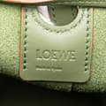 Miniatyrbillede 5 af 10: Pre-owned LOEWE Mini Leather Balloon Bucket Bag Green