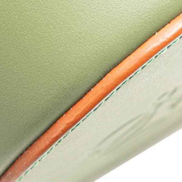 Pre-owned LOEWE Mini Leather Balloon Bucket Bag Green