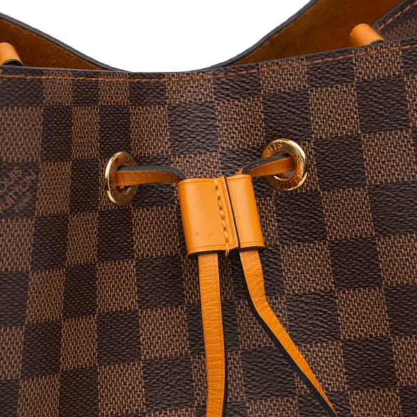 Pre-owned Louis Vuitton Damier Ebene Neonoe MM Brown