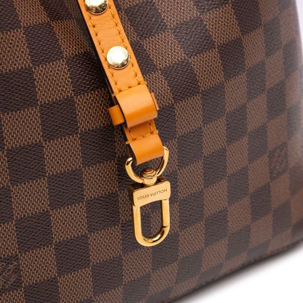 Pre-owned Louis Vuitton Damier Ebene Neonoe MM Brown