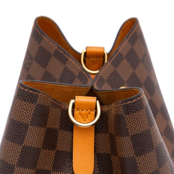 Pre-owned Louis Vuitton Damier Ebene Neonoe MM Brown