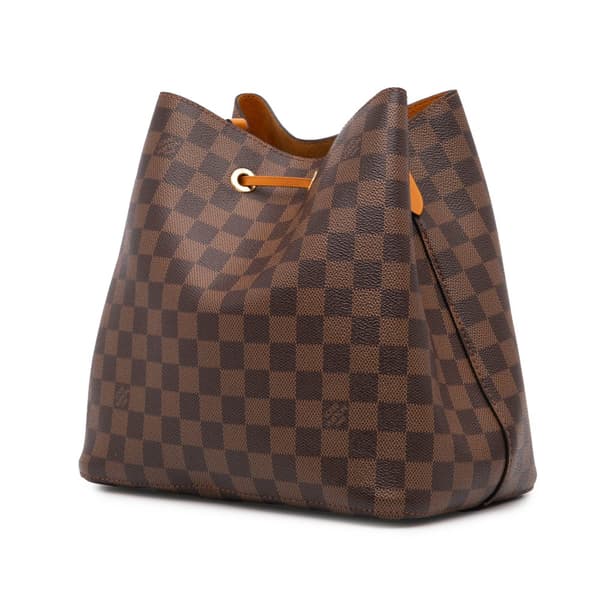 Pre-owned Louis Vuitton Damier Ebene Neonoe MM Brown