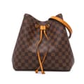 Miniatyrbild 1 av 10: Pre-owned Louis Vuitton Damier Ebene Neonoe MM Brown