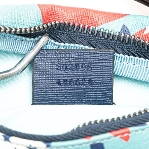 Pre-owned Gucci Children's Cosmic Strawberries Belt Bag Blue