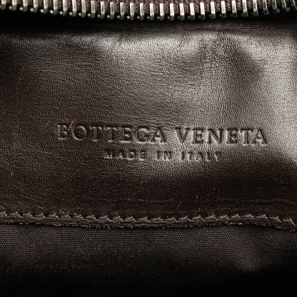 Pre-owned Bottega Veneta Nappa Intrecciato Utility Belt Bag Brown