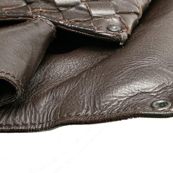 Pre-owned Bottega Veneta Nappa Intrecciato Utility Belt Bag Brown