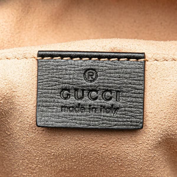 Pre-owned Gucci Leather Horsebit 1955 Bucket Bag Black