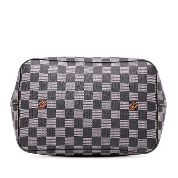 Pre-owned Louis Vuitton Limited Edition Damier Black White Neonoe MM Black