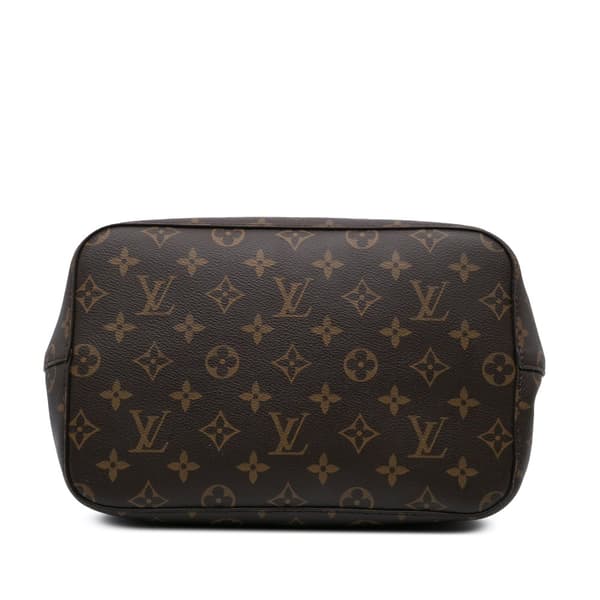 Pre-owned Louis Vuitton Monogram Braided Neonoe MM Brown