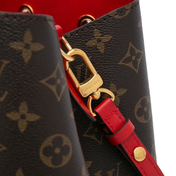 Pre-owned Louis Vuitton Monogram Braided Neonoe MM Brown