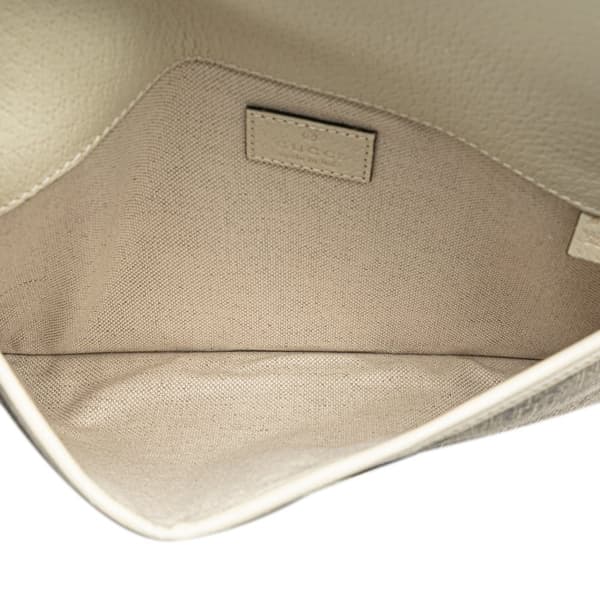 Pre-owned Gucci GG Supreme Ophidia Belt Bag Brown