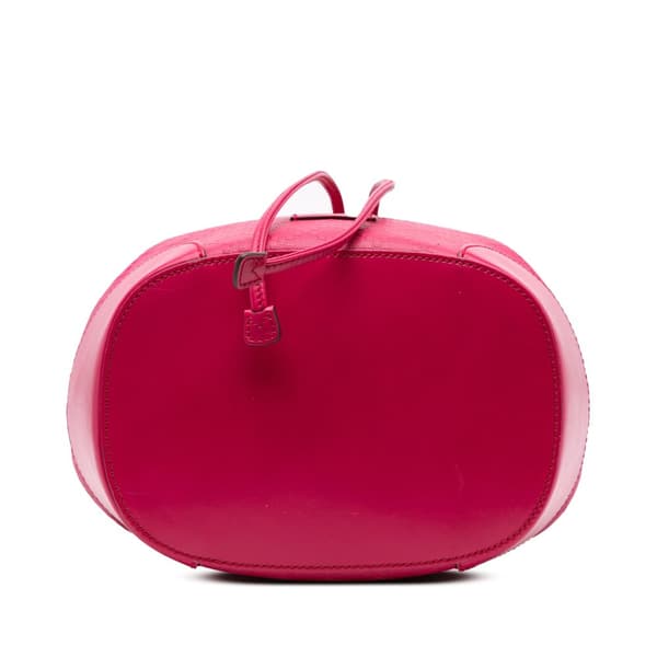 Pre-owned Gucci Diamante Leather Bright Bucket Bag Pink