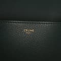 Miniatyrbild 5 av 10: Pre-owned Celine Medium Leather Seau Sangle Bucket Green