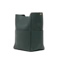 Miniatyrbild 2 av 10: Pre-owned Celine Medium Leather Seau Sangle Bucket Green
