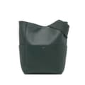 Miniatyrbild 1 av 10: Pre-owned Celine Medium Leather Seau Sangle Bucket Green