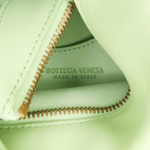 Pre-owned Bottega Veneta Small Lambskin Intrecciato Drop Hobo Green