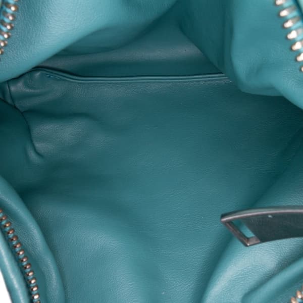 Pre-owned Bottega Veneta Mini Nappa Intrecciato Jodie Blue