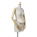 Miniatyrbilde 9 av 9: Pre-owned Chanel CC Quilted Lambskin Studded Logo Belt Bag White