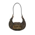 Pikkukuva 1 / 10: Pre-owned Fendi Mini Zucca Canvas Cookie Hobo Brown