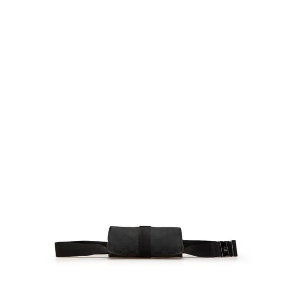 Pre-owned Gucci GG Canvas Belt Bag Black