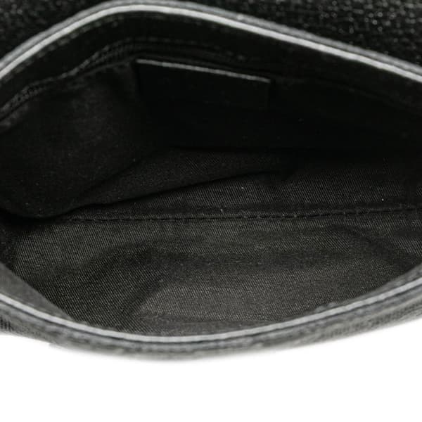 Pre-owned Gucci GG Canvas Belt Bag Black