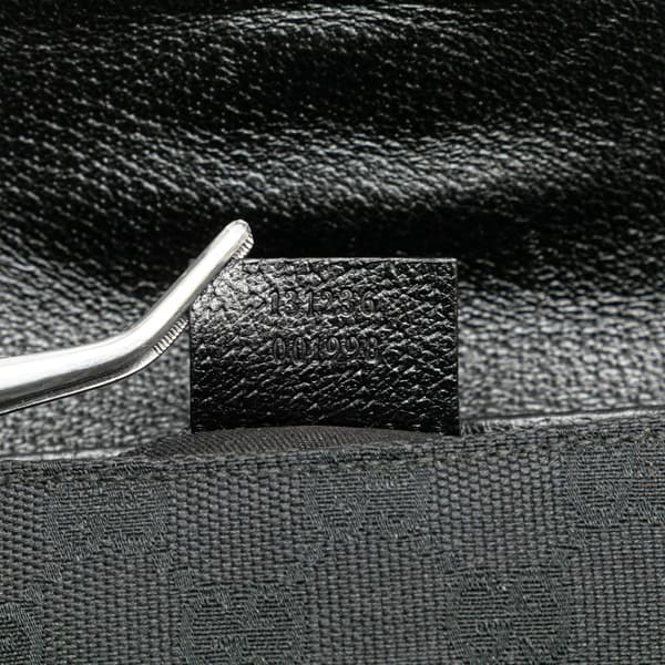 Pre-owned Gucci GG Canvas Belt Bag Black