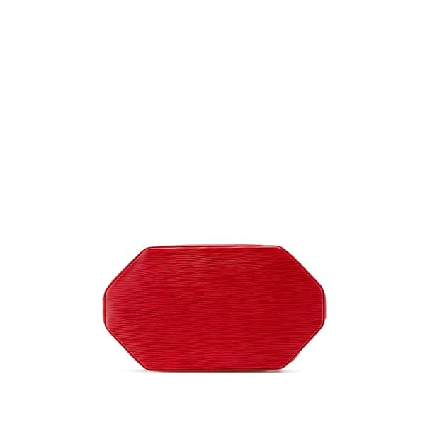 Pre-owned Louis Vuitton Epi Sac D Epaule PM Red