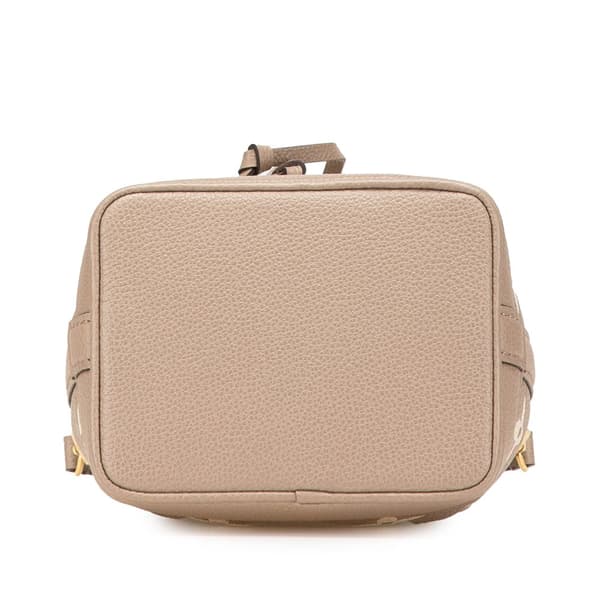 Pre-owned Louis Vuitton Bicolor Monogram Empreinte Nano Noe Brown